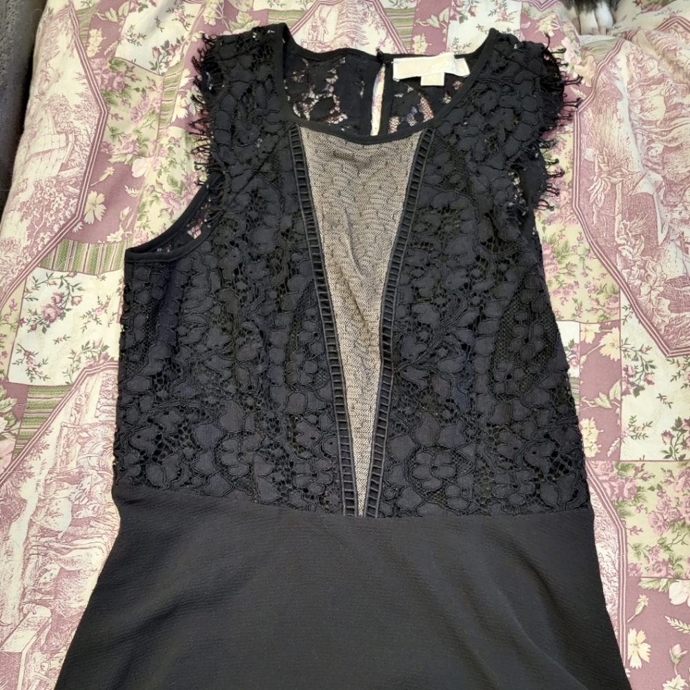 Lacy Black Michael Kors Top
